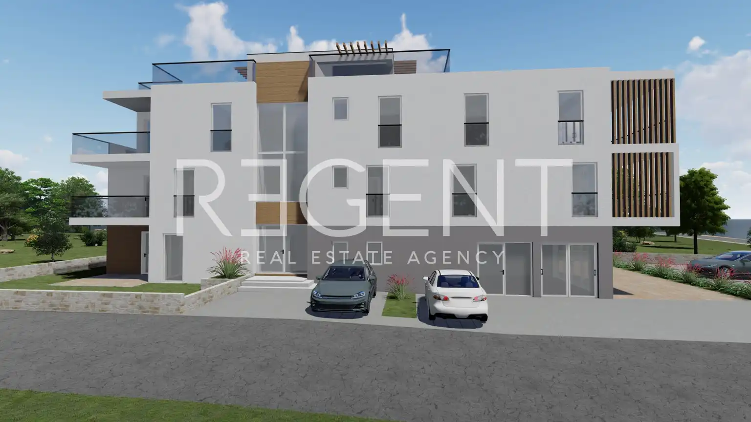 Vodice, Srima - Komerční prostor v přízemí budovy 102 m2