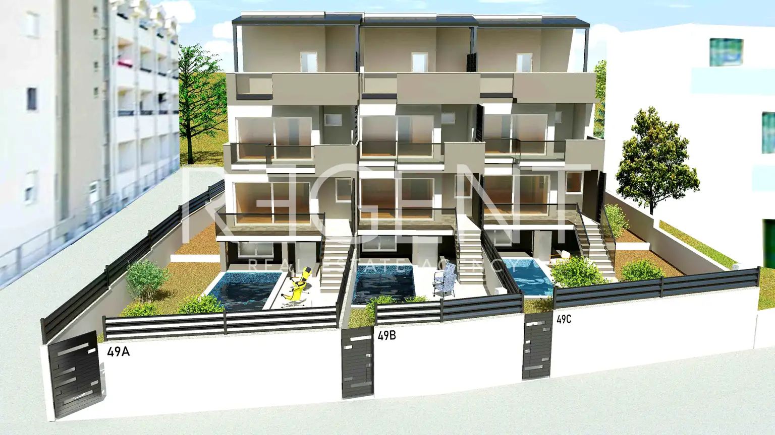 Kaštel Štafilić - Vila s krovnom terasom i bazenom u blizini plaže