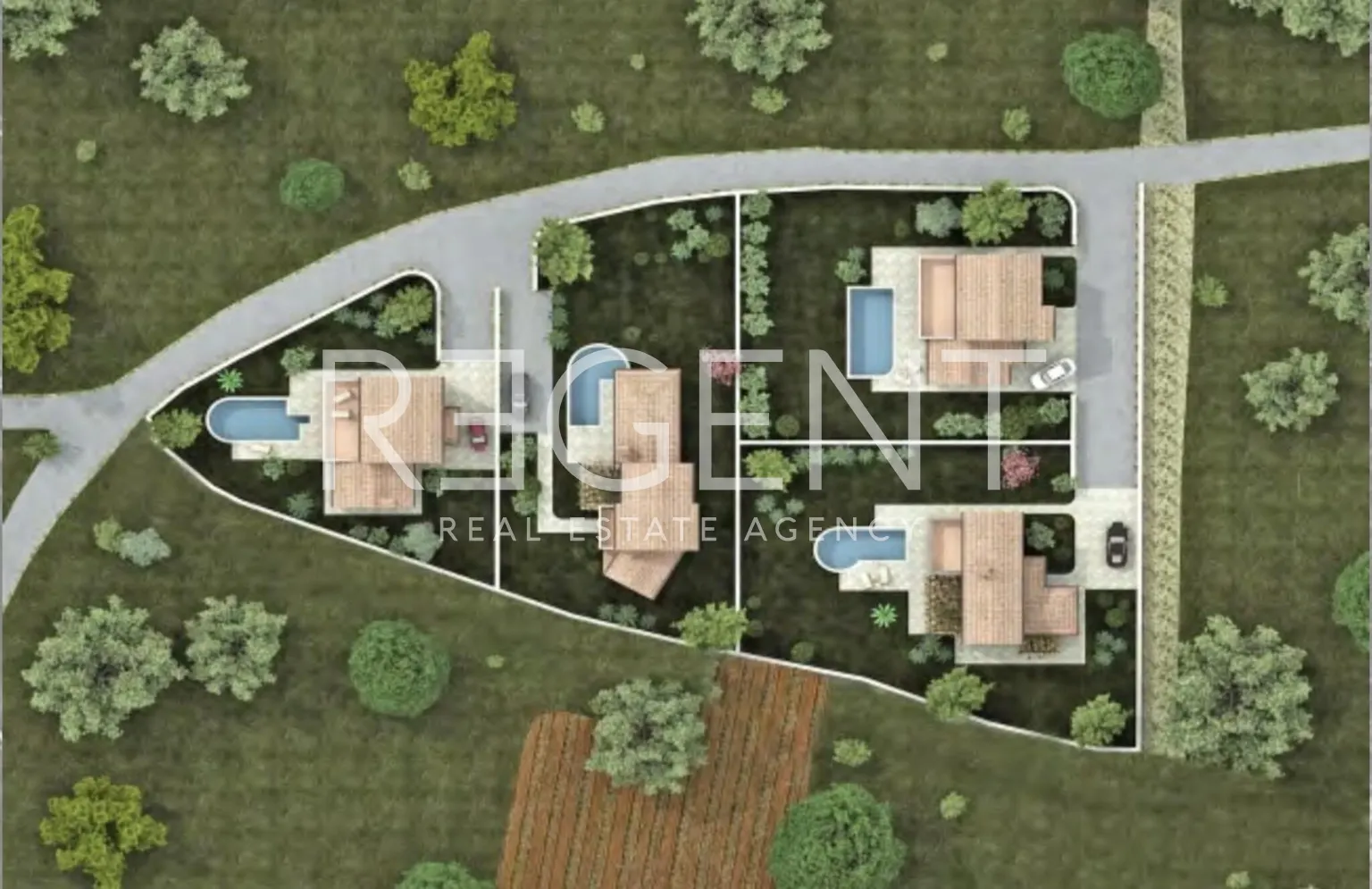 Istrie, Karojba - Projekt Vila v řadě