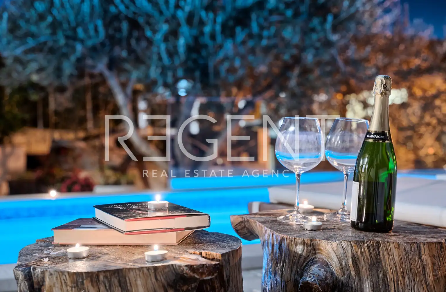 Rogoznica, Ražanj - Kamena villa s bazenom i pogledom na more