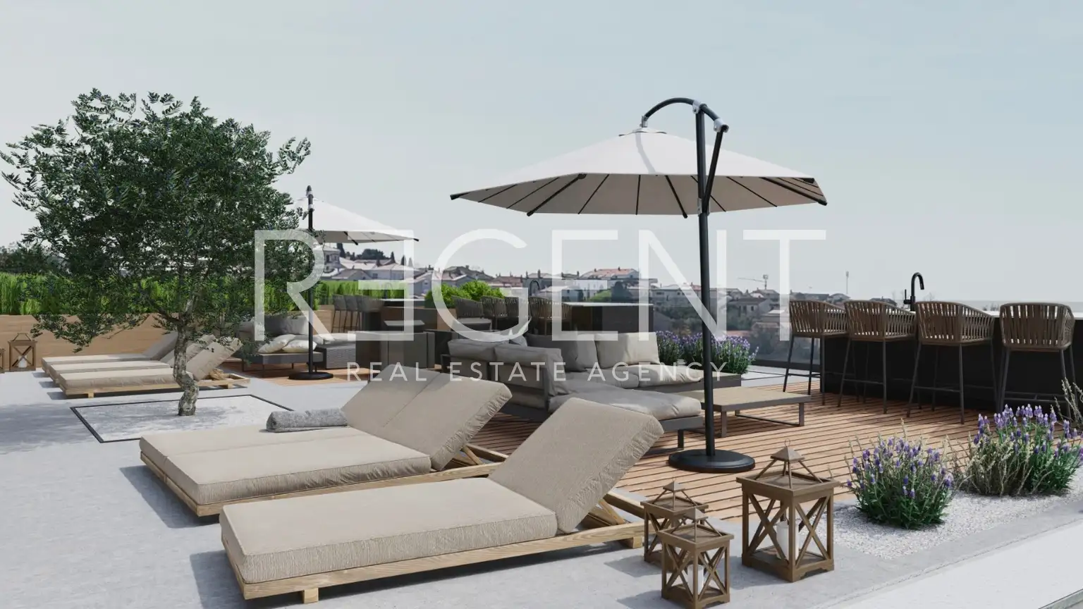 Tar - trosoban stan s krovnom terasom