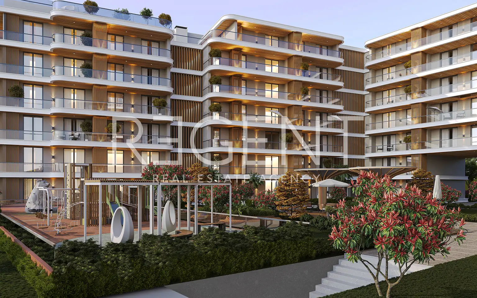 Zadar, Červené domy - Luxusní dvoupokojový byt 63 m2 novostavba