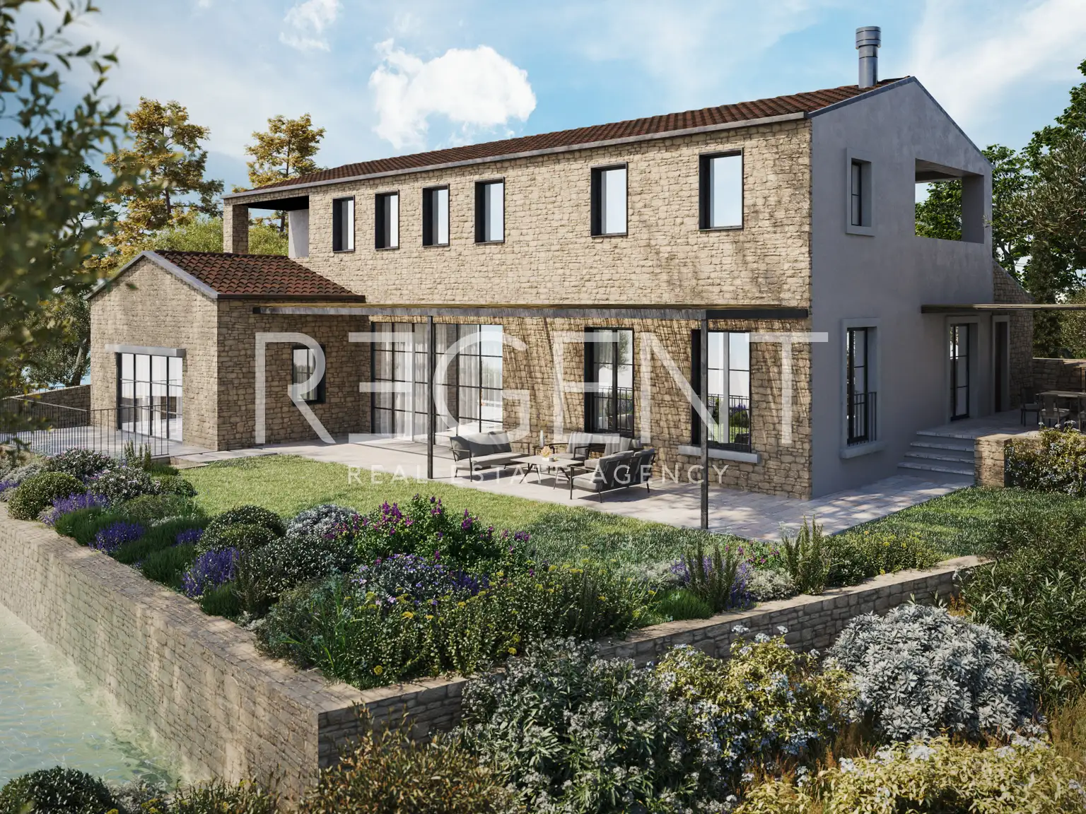 Brtonigla – kamena vila 270m² s grijanim bazenom i wellnessom