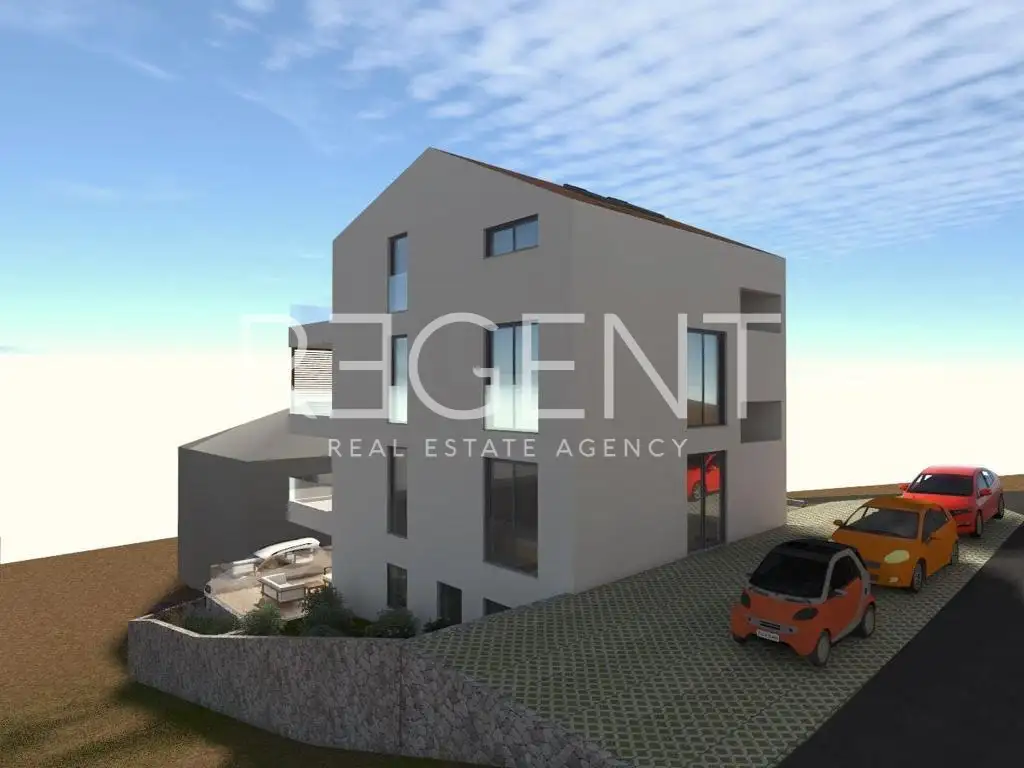 Trogir, Čiovo - Trosoban stan u modernoj novogradnji