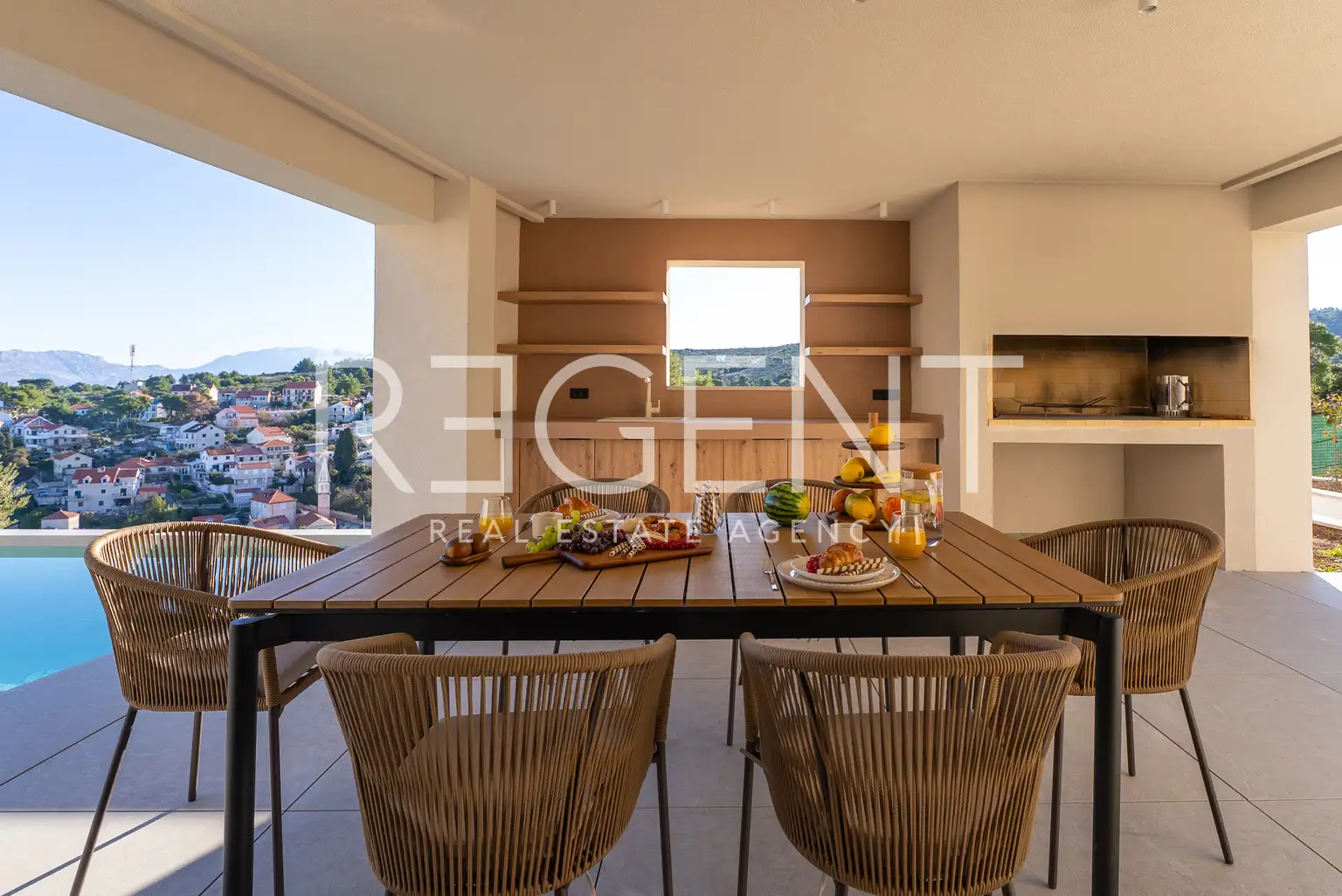 Brač, Splitska - Maison avec vue sur la mer