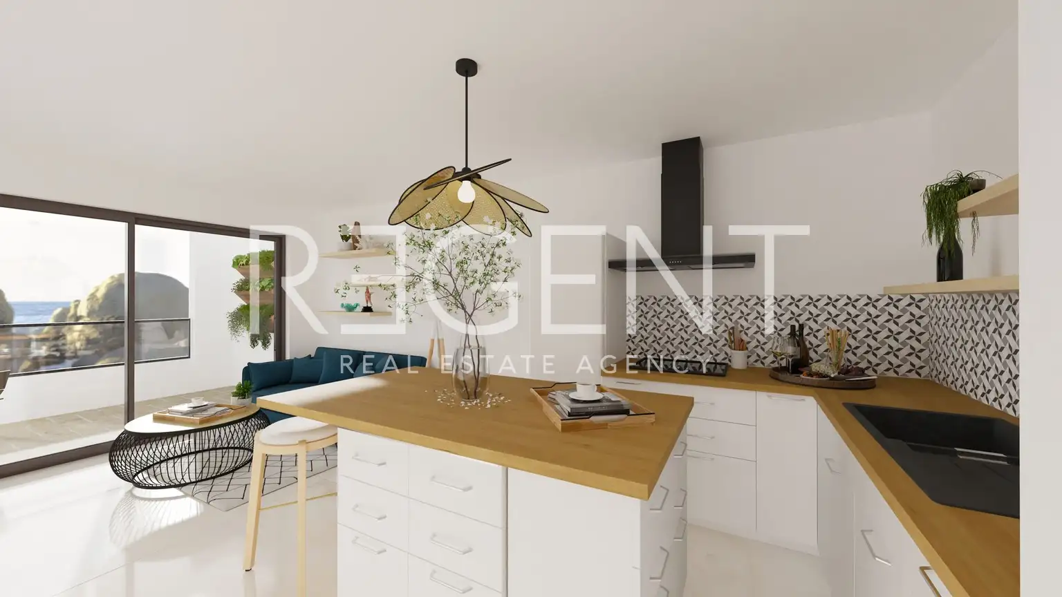 Makarska, Blato - dvosoban stan u novogradnji blizu mora