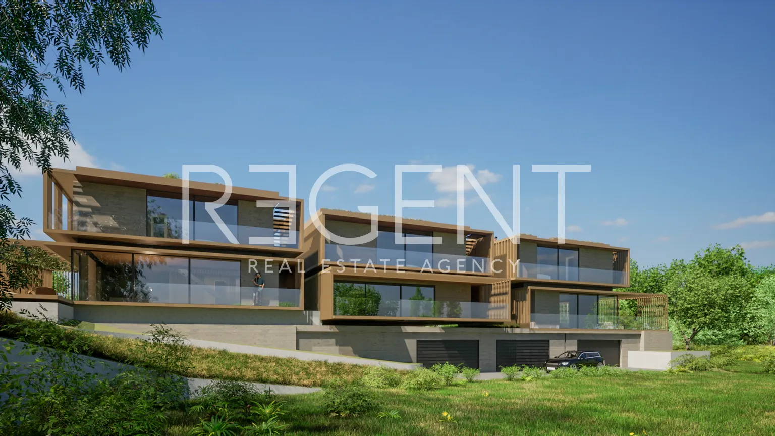 Opatija, Kastav – Dvoupodlažní penthouse v luxusním komplexu 227 m2