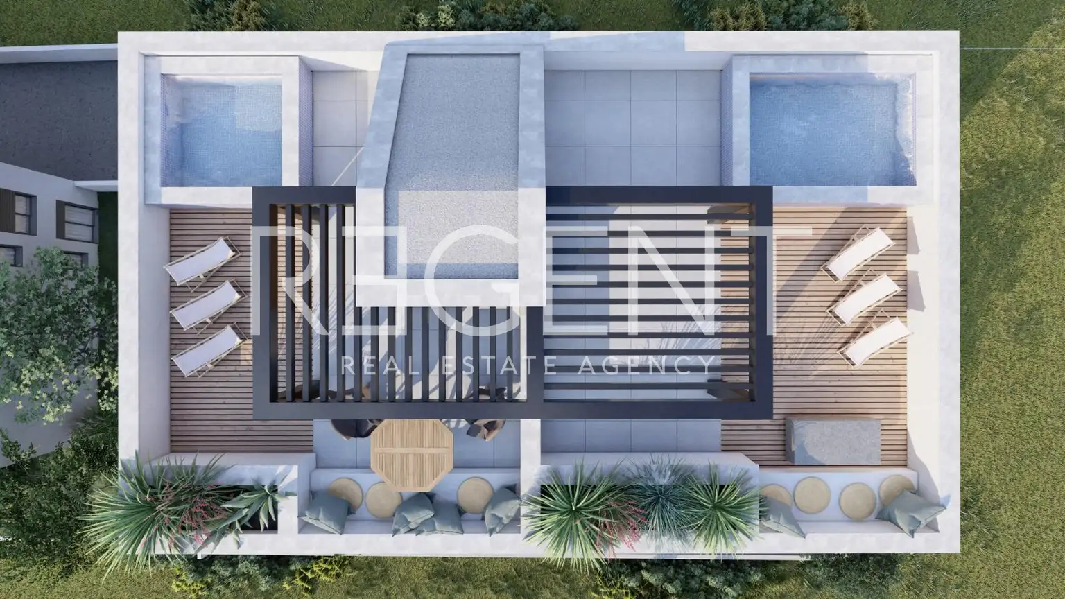 Podstrana - One-bedroom apartment with a garden