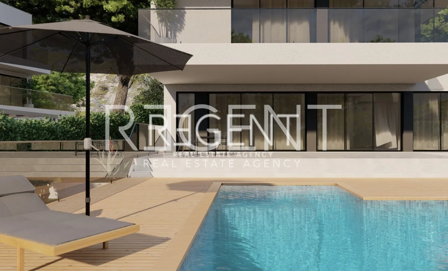 Šibenik, Rogoznica- Zemljište s projektom luksuzne vile 819m2