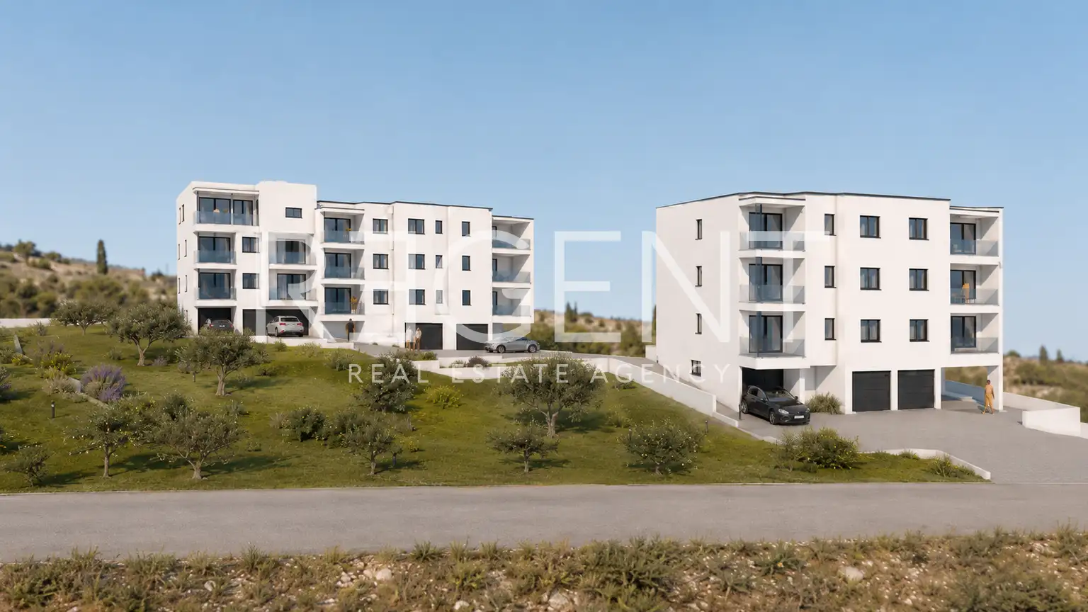 Stan 53 m², Makarska, širi centar - 1 SS, pogled na more
