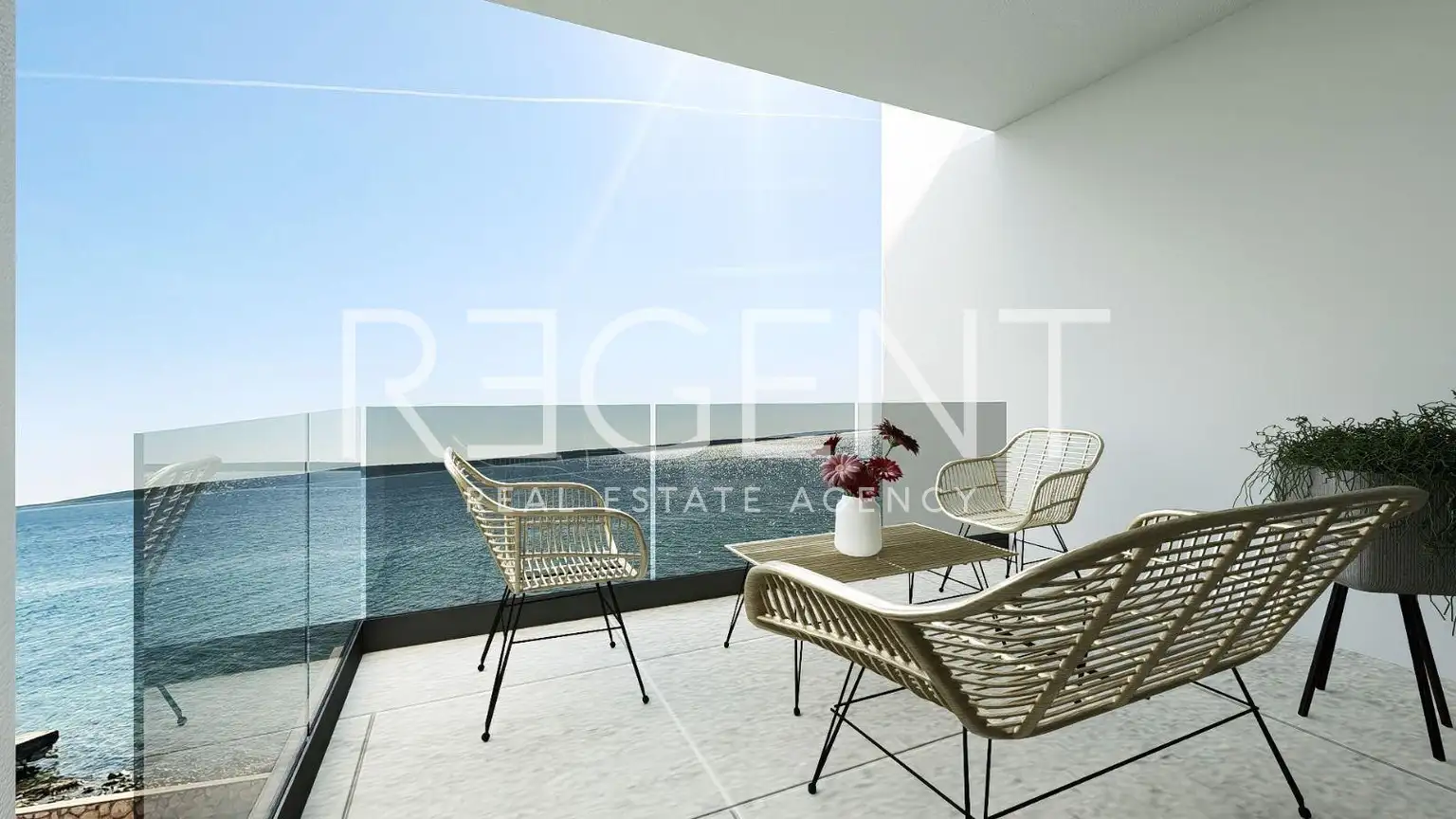 Stan 85,39 m², tri spavaće sobe, vrt, prvi red do mora – Mandre, Pag