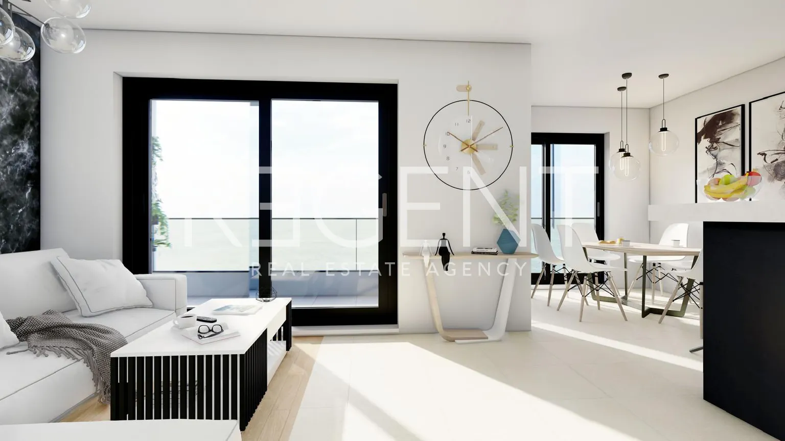 Kaštela, Kaštel Lukšić - Jednosoban stan 64 m2 s lođom novogradnja KREDIT