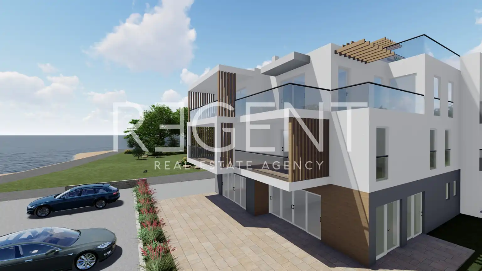 Vodice, Srima - Komerční prostor v přízemí budovy 102 m2