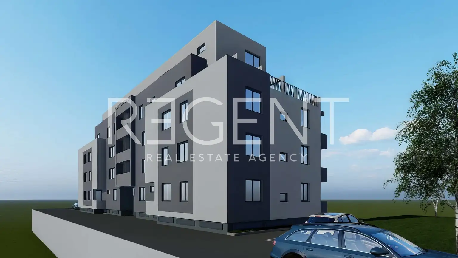 Trosoban stan 56,17 m², Podbrežnica- prizemlje s lođom