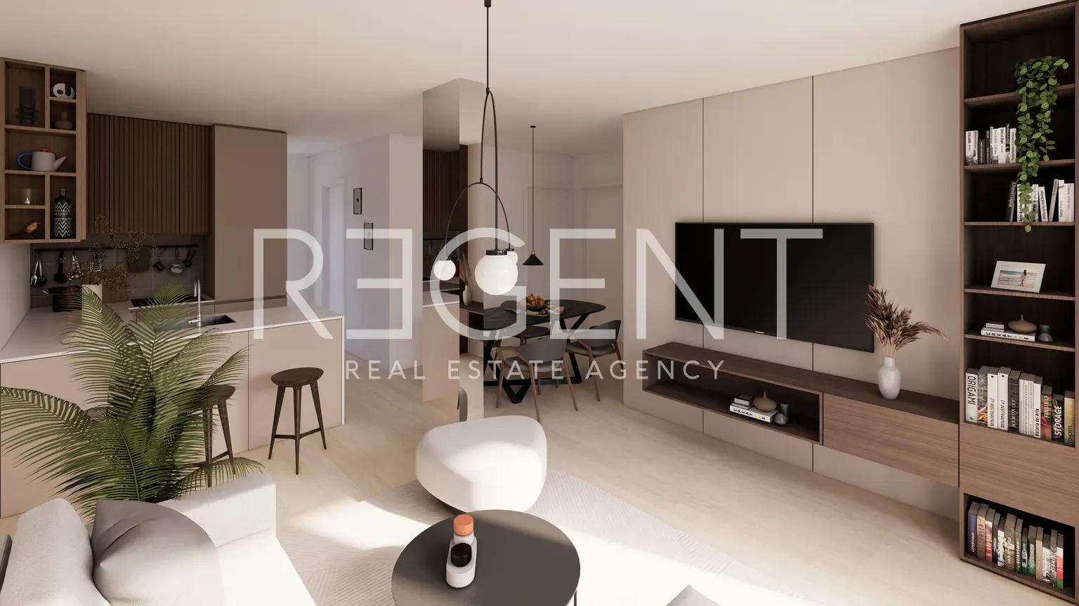 Zagabria, Črnomerec - appartamento con quattro camere da letto con balcone e loggia 71 m2 nuova costruzione