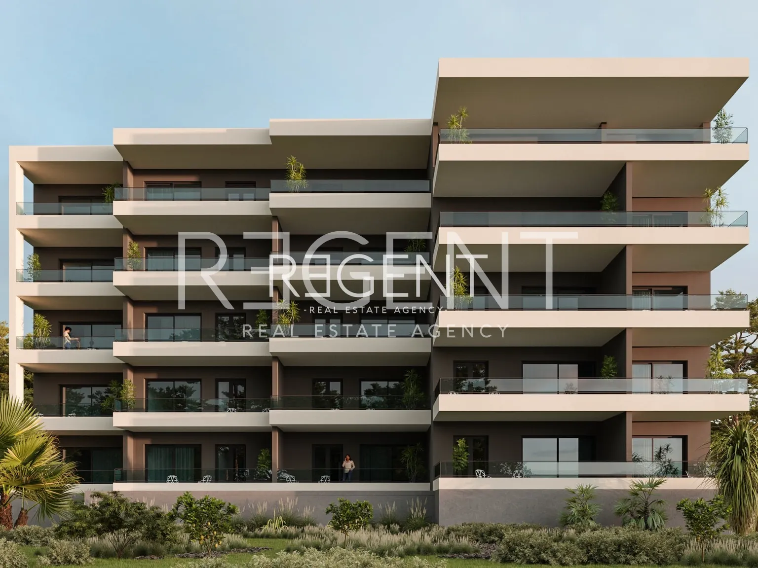 Makarska - Appartamento con due camere da letto in un nuovo edificio di 65 m2