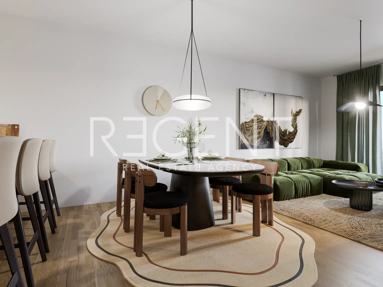 Split, Duilovo - Appartement de deux pièces avec balcon et vue sur la mer.