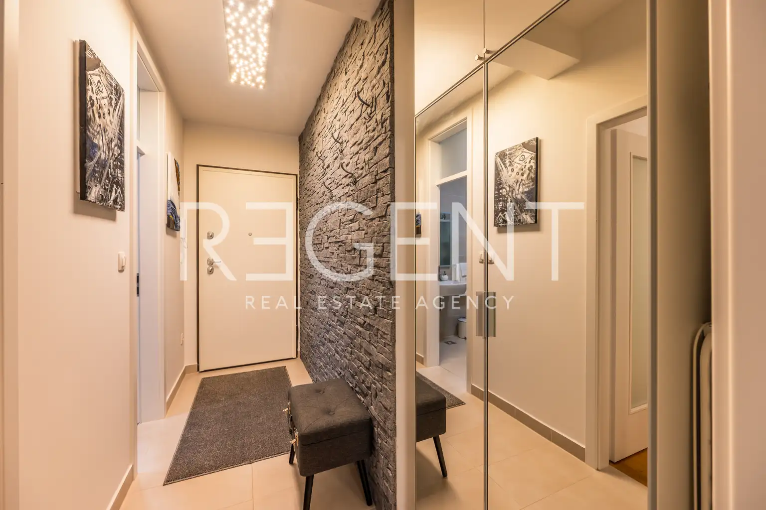 Загреб, Нижний город - Двухкомнатная современная квартира в аренду в новостройке.