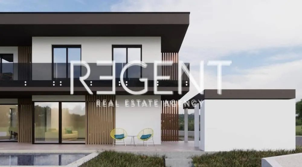 Šolta, Maslinica - Terreno con progetto e permesso di costruire una villa di lusso di 650 m2