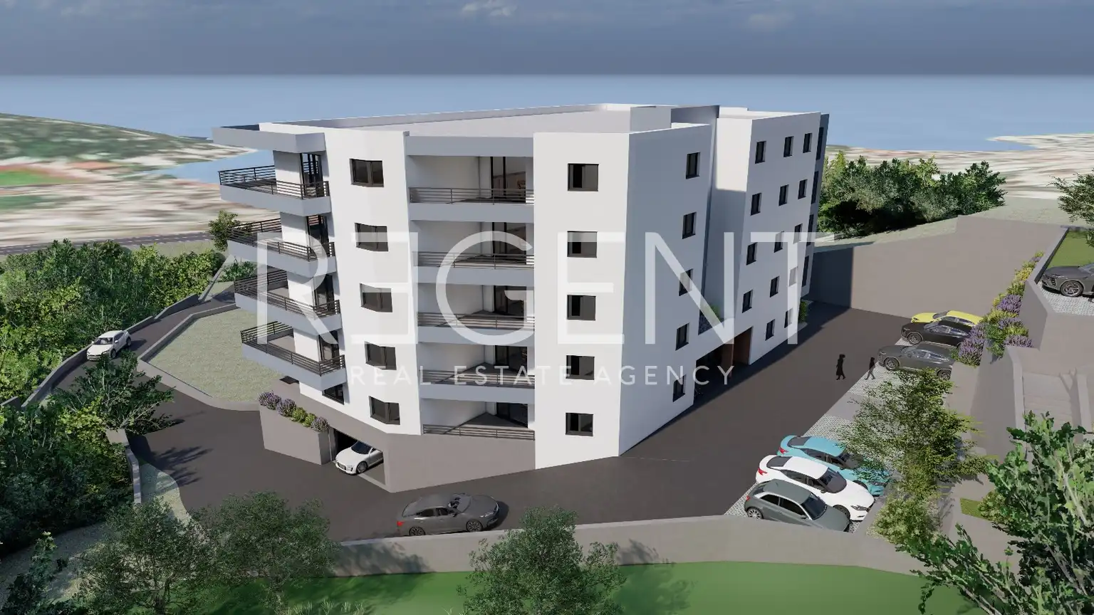 Makarska, Centar - Jednosoban stan 57 m2 - NOVOGRADNJA