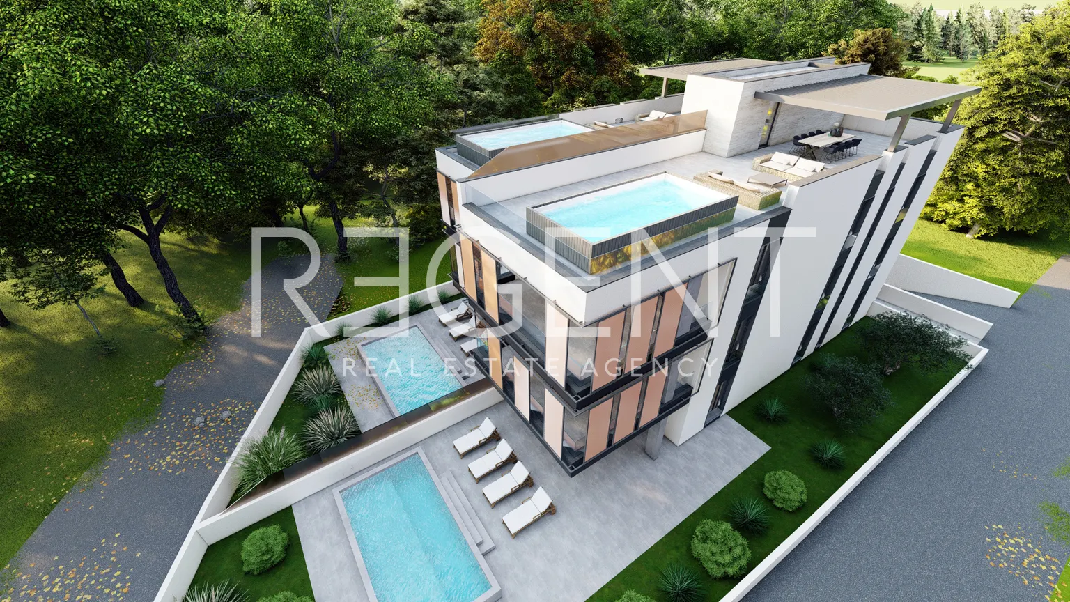 Zadar, Diklo - Luksuzan trosoban stan 120 m2, NOVOGRADNJA