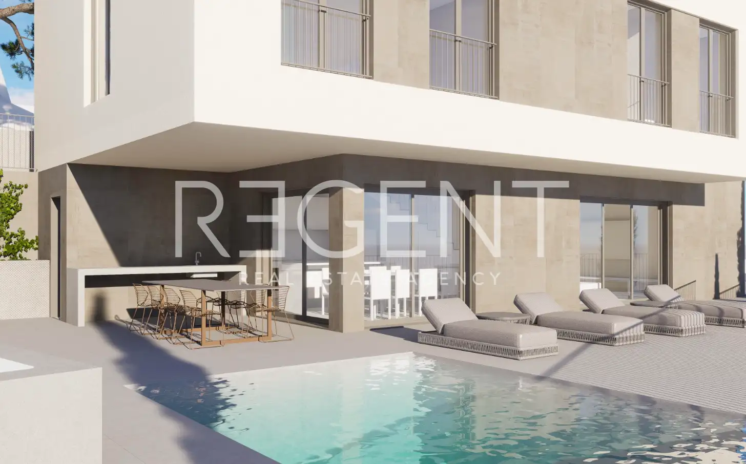 Split, Solin - Građevinsko zemljište sa projektom ville