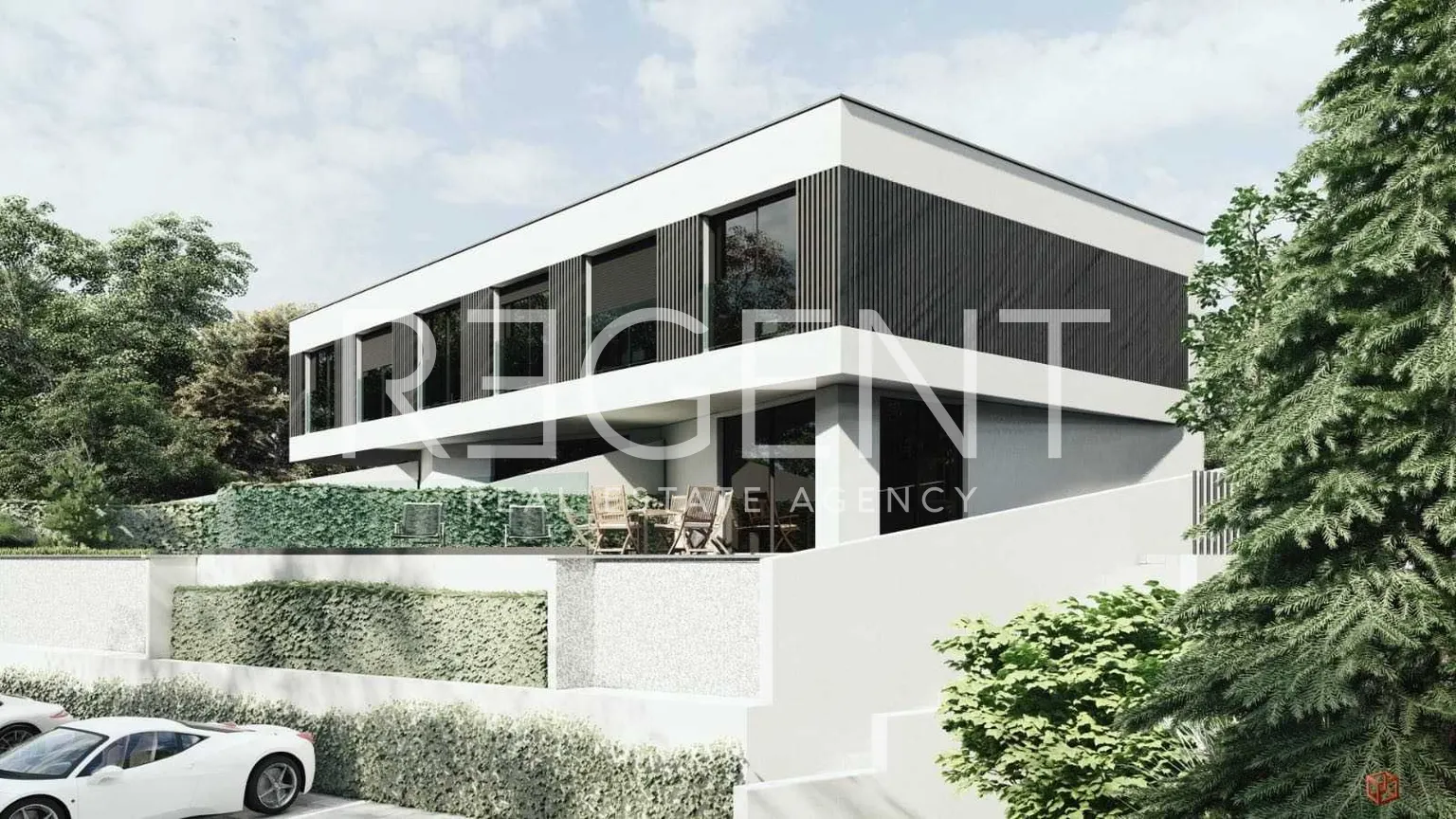Pag, Mandre - Modern two-story apartment with pool, new building