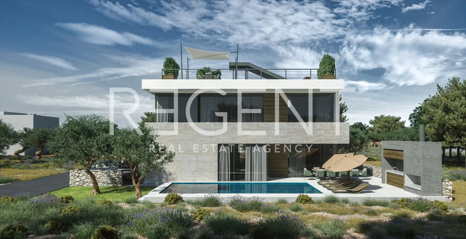 Sukošan – Luxueuse villa moderne avec piscine 411 m2