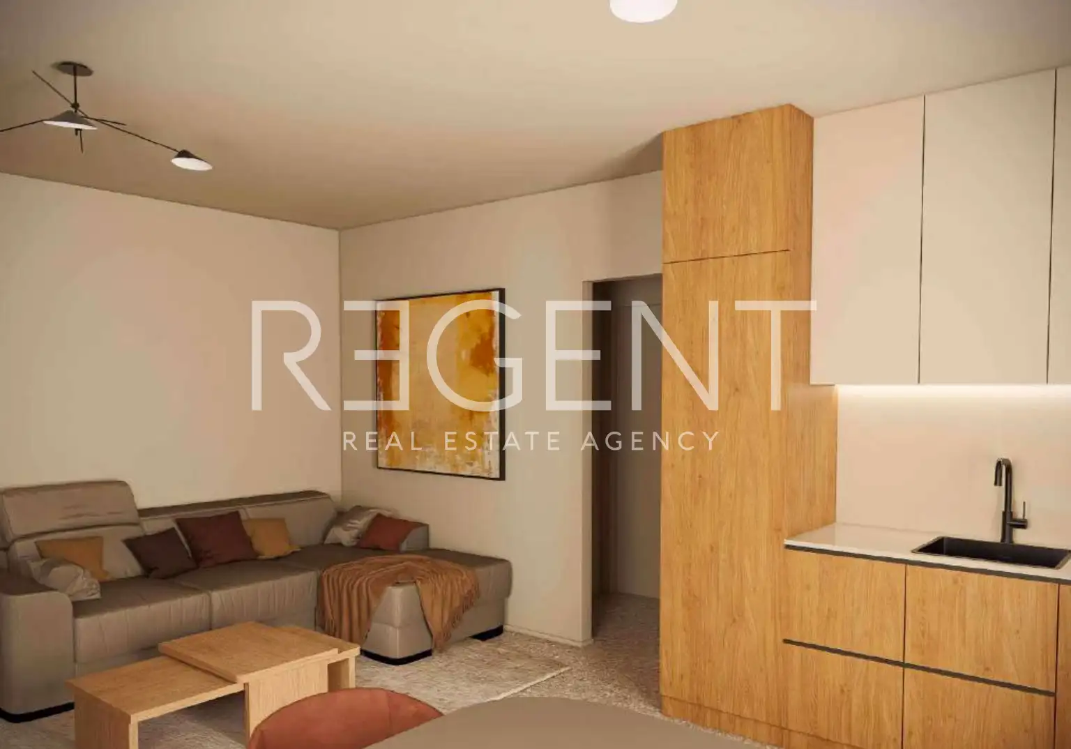 Omišalj, île de Krk – Appartement 2 pièces de 74 m² avec balcon, débarras et 2 places de parking
