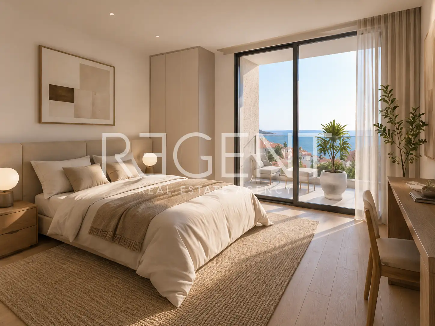 Podstrana – appartement 1B, en rez-de-jardin, 89 m², 2 chambres, loggia