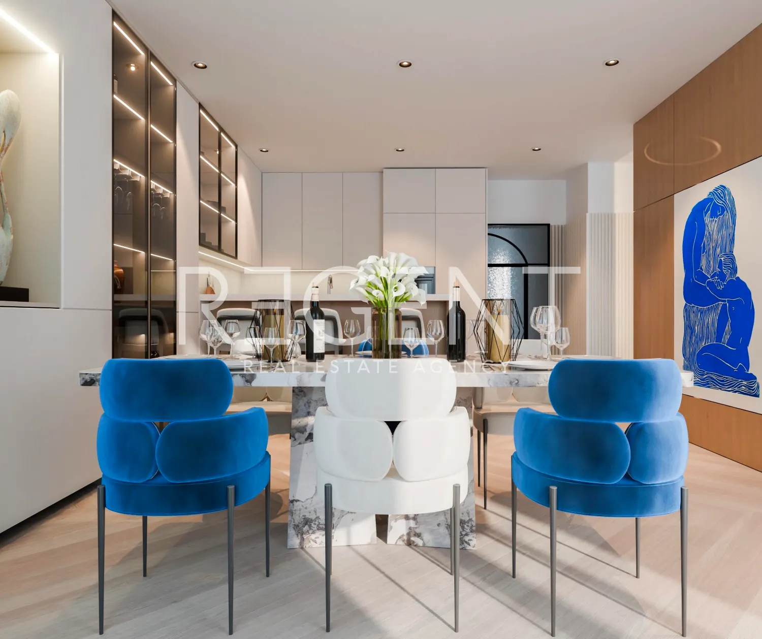 Trogir, Čiovo - Apartmán v luxusním apartmánovém komplexu blízko moře 80 m2