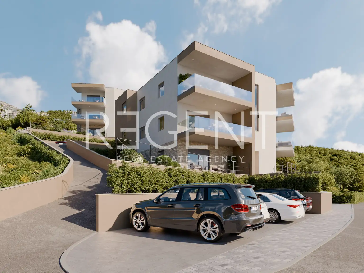 Hvar, Zavala - Dvosoban stan s prostranim terasama