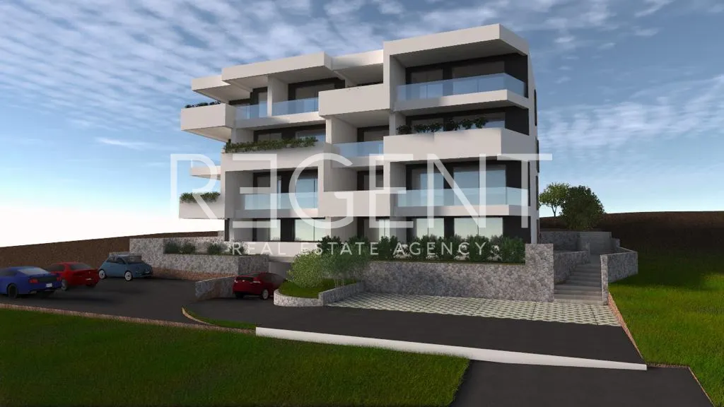 Trogir, Okrug Gornji – Dwupokojowe mieszkanie z tarasem 67 m2 nowe budownictwo