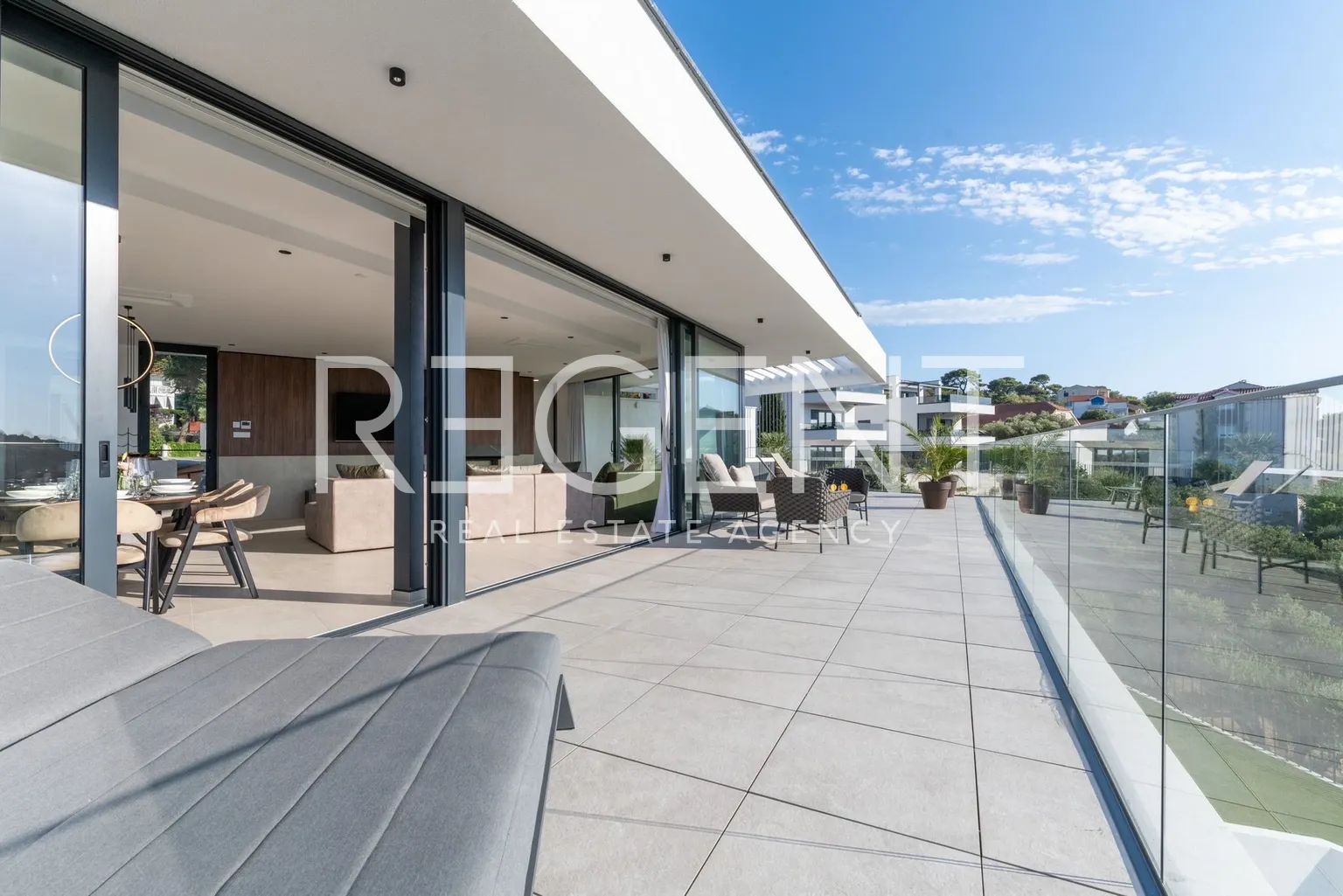 Murter - Villa de luxe avec vue panoramique sur la mer