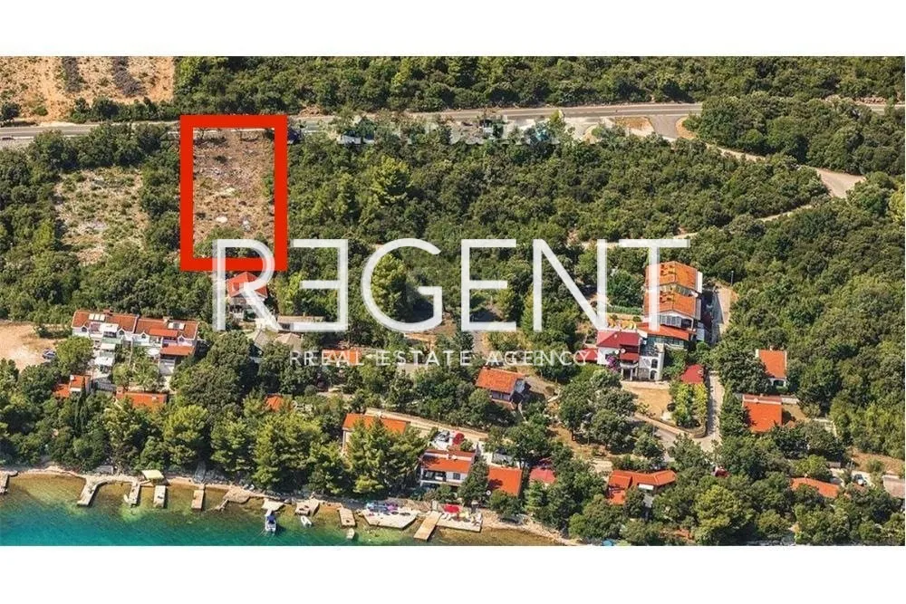 Posedarje - Stavební pozemek 80m od moře s hotovým projektem a stavebním povolením