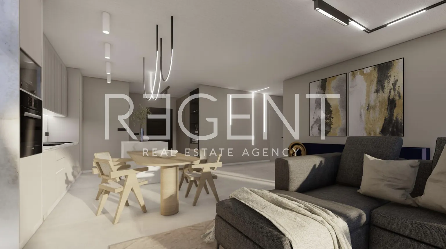 Istrie, Vabriga - Luxusní třípokojový byt s bazénem a zahradou 119 m2