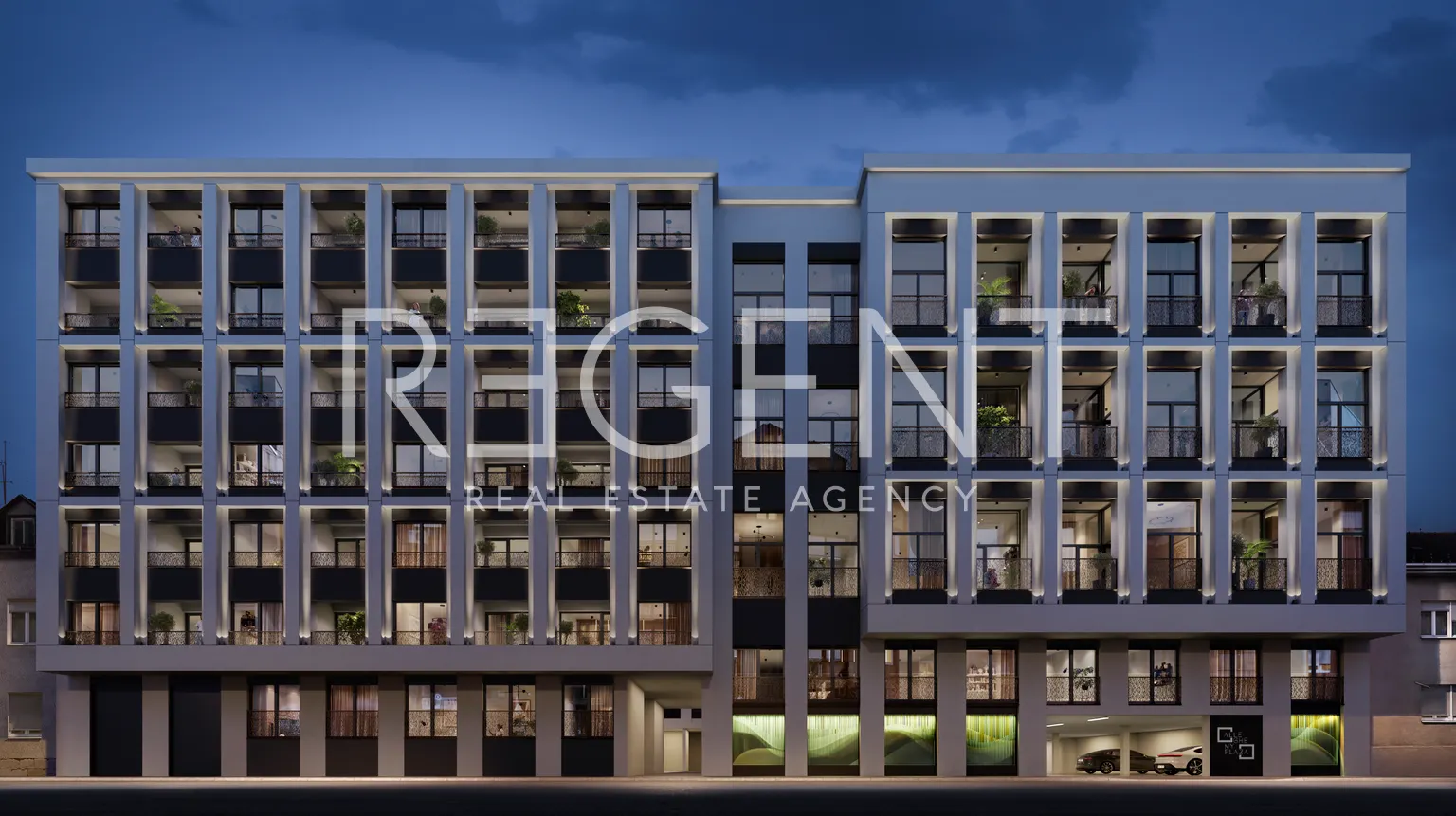 Zagreb, Trešnjevka, "Allegheny plaza" - Espace commercial dans un complexe résidentiel et commercial moderne de 101 m2