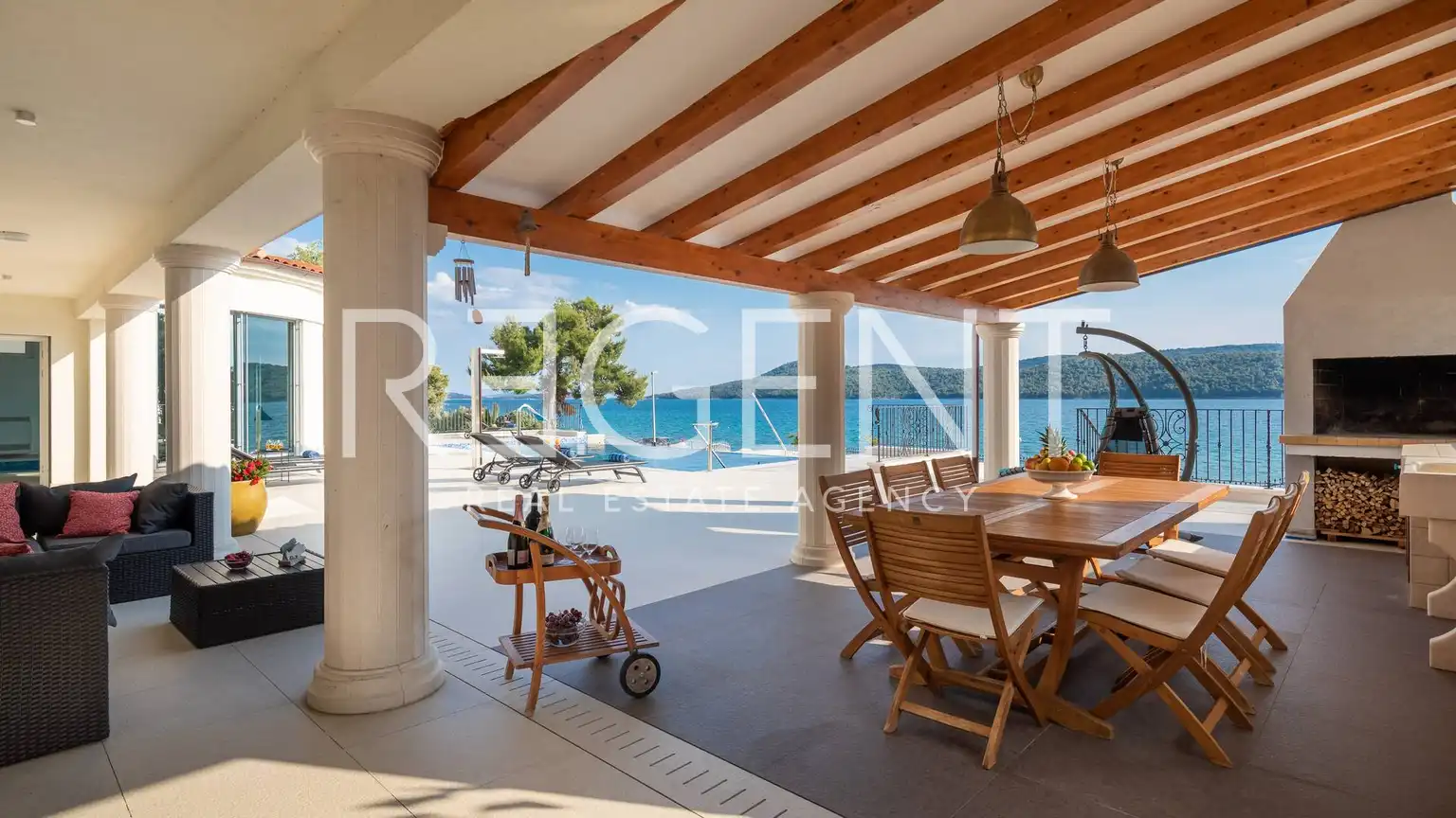 Šibenik - Wunderschöne Luxusvilla am Meer 1000 m2