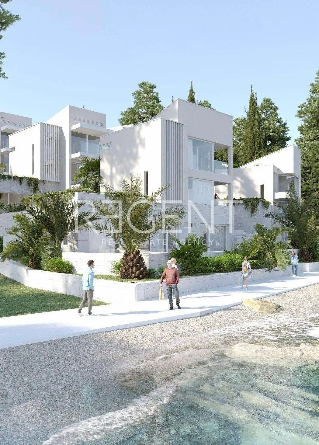 Seget, Seget Donji - Luksuzna villa s bazenom prvi red uz more