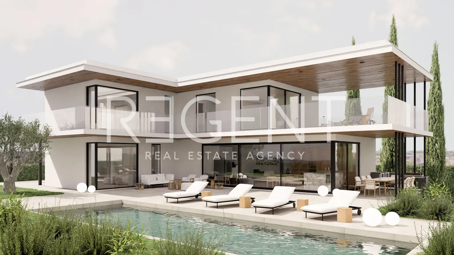 Istra, Kaštelir - Moderna vila s bazenom 330 m2