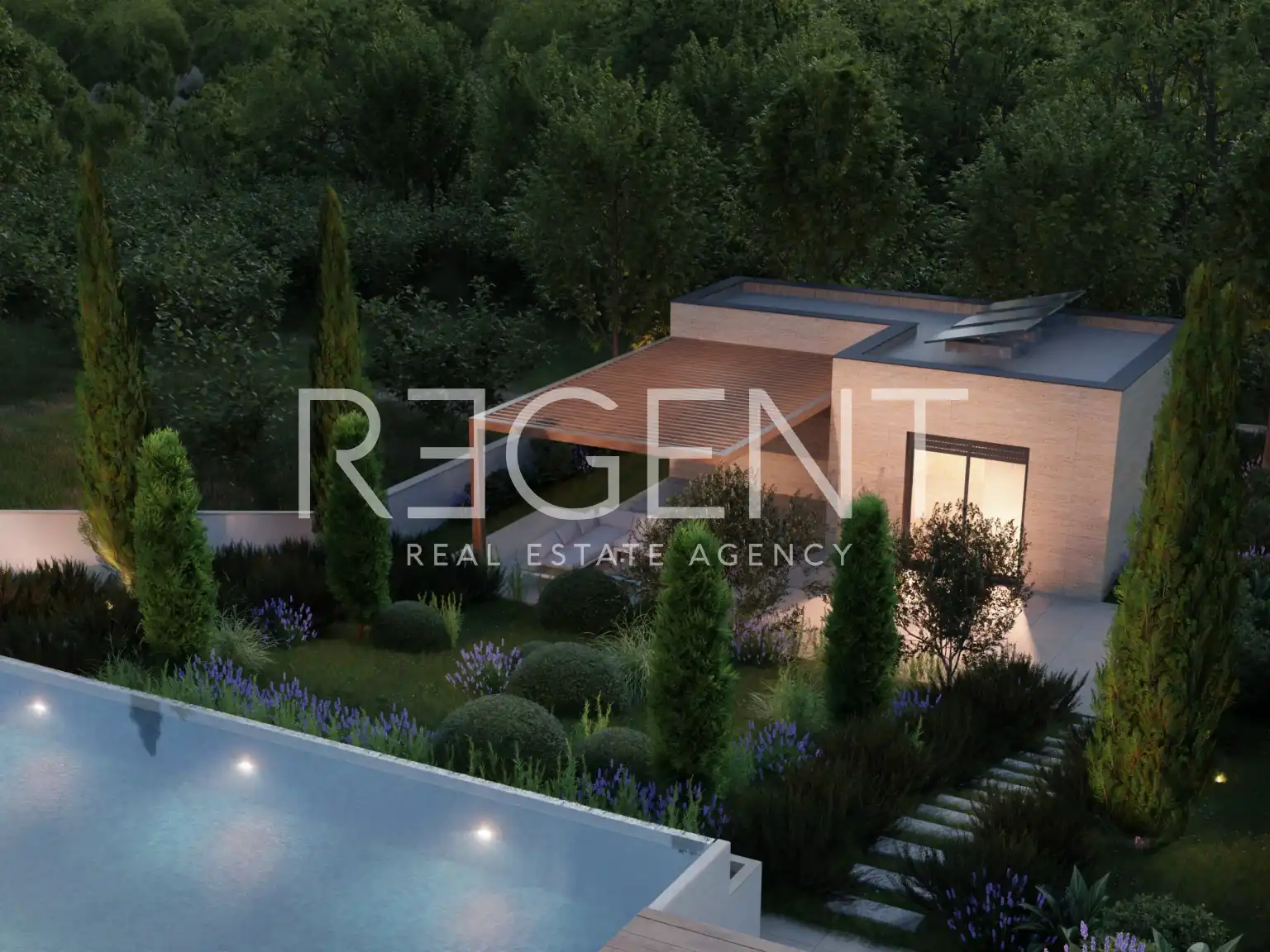Šibenik, Dvornice - Villa de luxe en construction