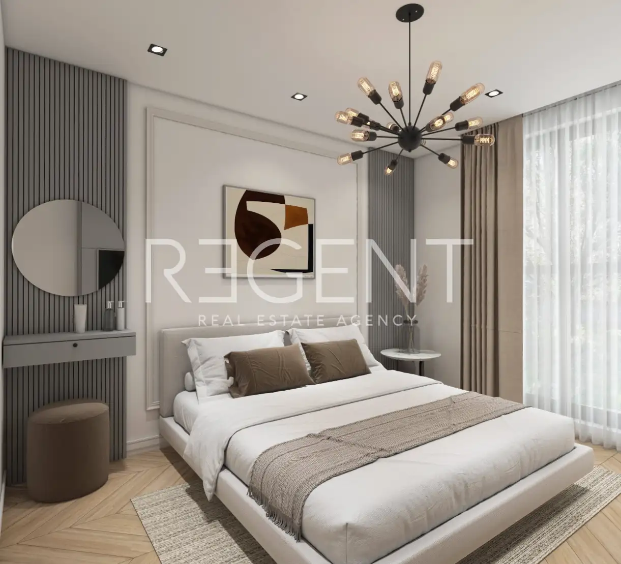 Pula, Banjole - Trosoban apartman s pogledom na more