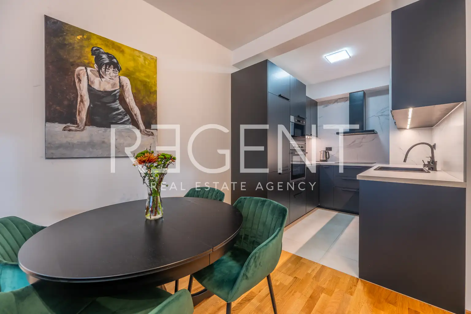 Загреб, Нижний город - Двухкомнатная современная квартира в аренду в новостройке.