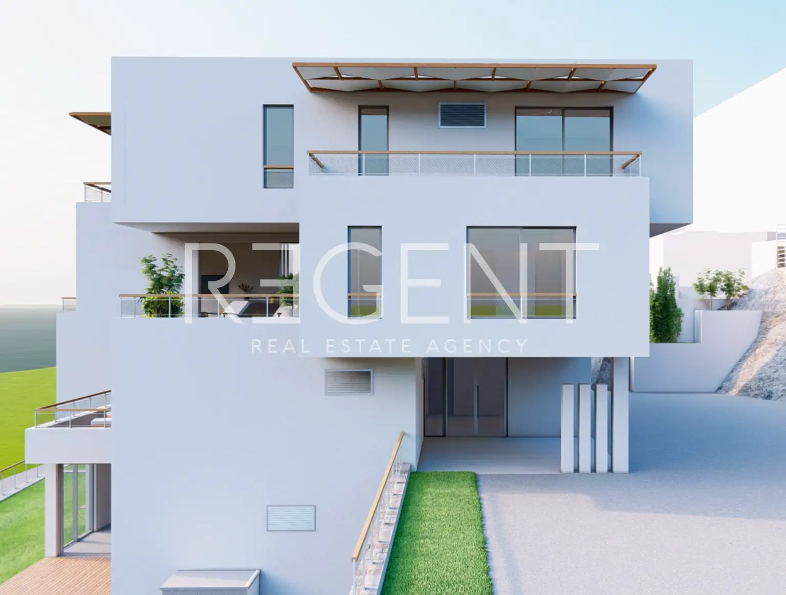 Trogir, Seget Donji - Dvosoban stan s pogledom na more