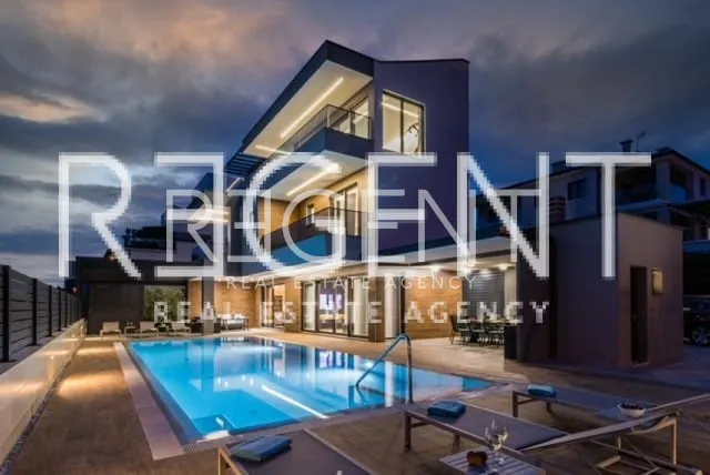 Istrie, Fažana - Moderní vila s výhledem na moře