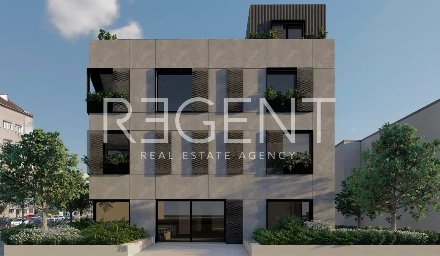 Zagreb, Maksimir - Moderan trosoban penthouse novogradnja, najam
