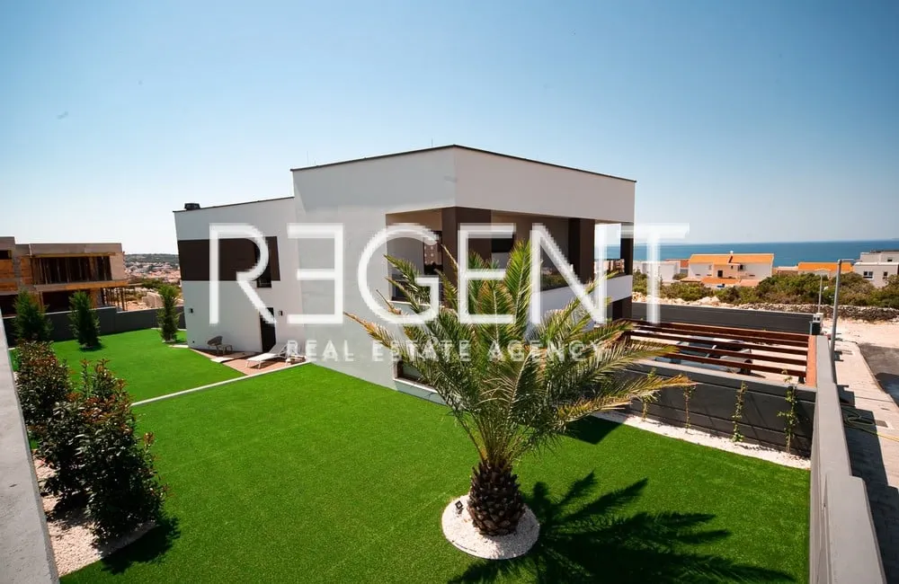 Pag, Novalja - Luksuzna vila s pogledom na more 350 m2