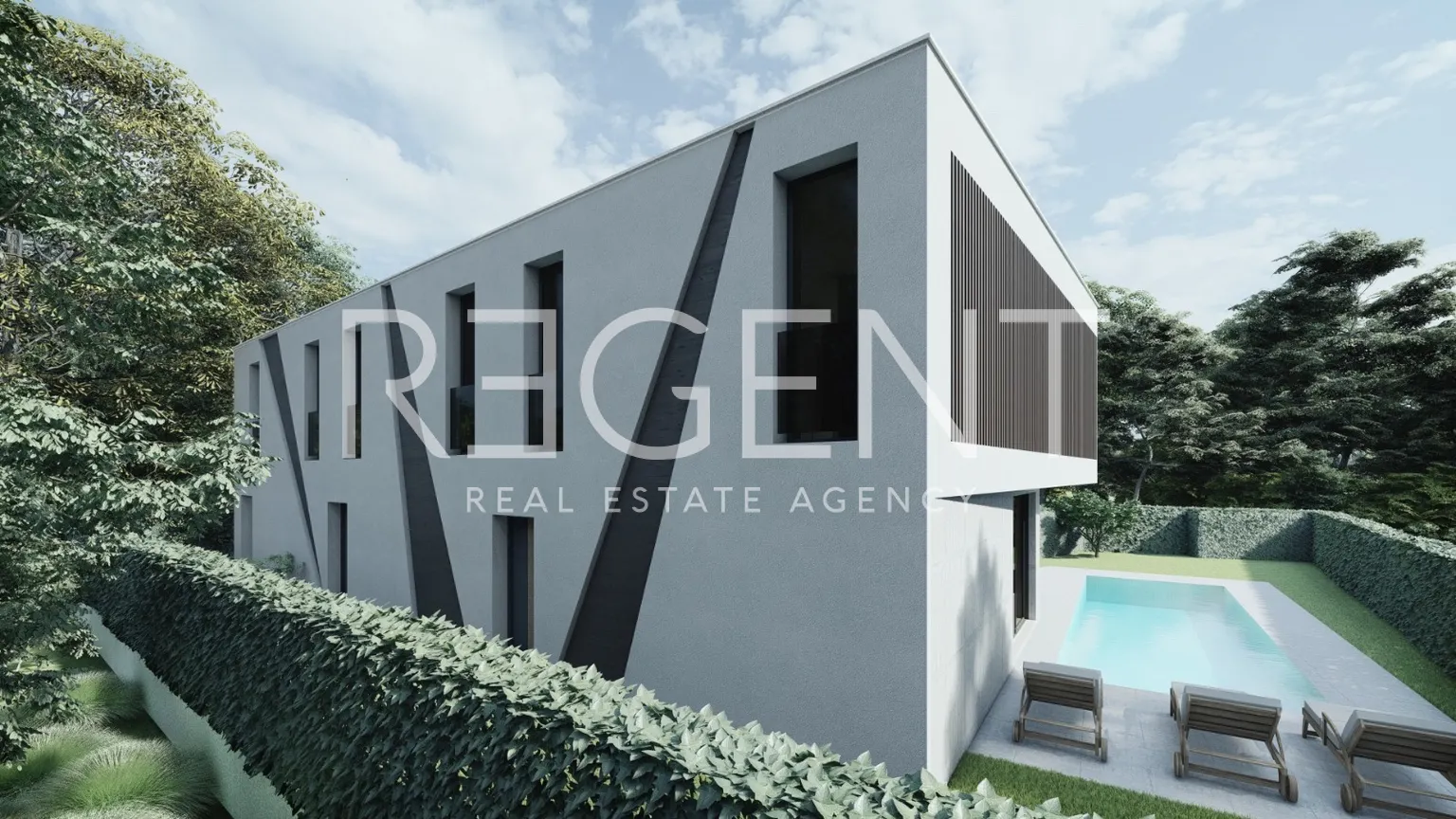 Pag, Mandre - Modern two-story apartment with pool, new building