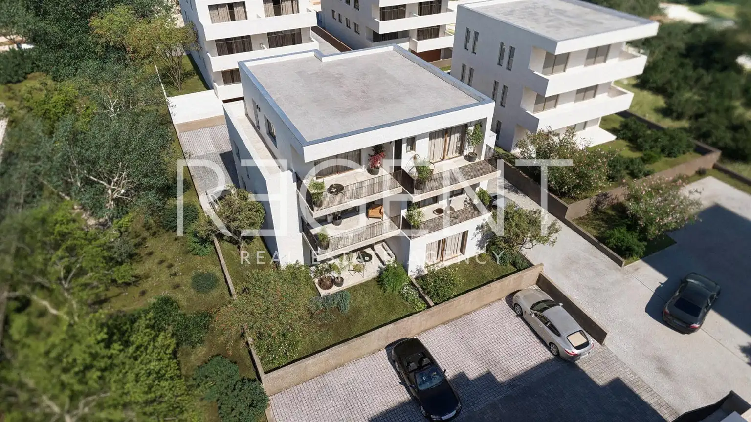 Квартира 60,33 м², Каштел Штафилич — 3-комн., новостройка, первая линия от моря