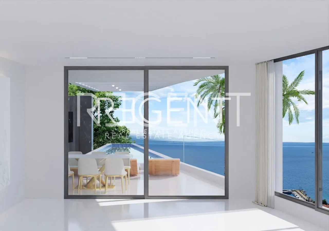 Opatija, Ičići – Luxusní třípokojový byt s jacuzzi 144m2